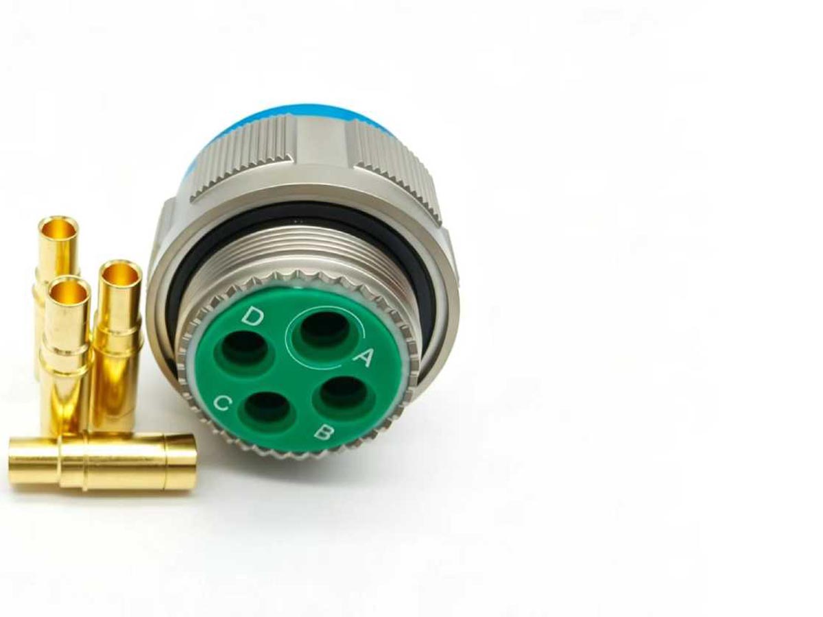 Size 19 circular connector  GJB599B / MIL-DTL-38999 Series III standard